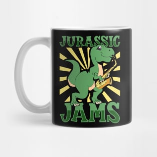 Jurassic Jams - TREX Saxophonist Mug